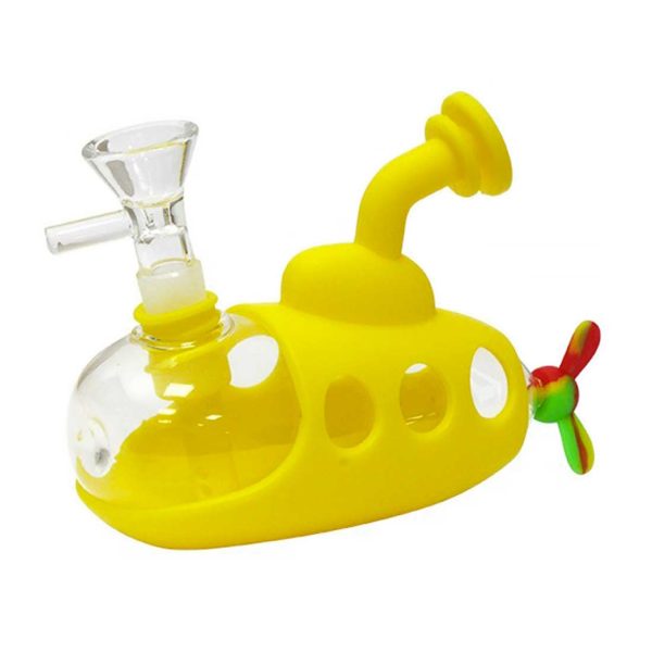 mini bang verre et silicone yellow sub - bang original
