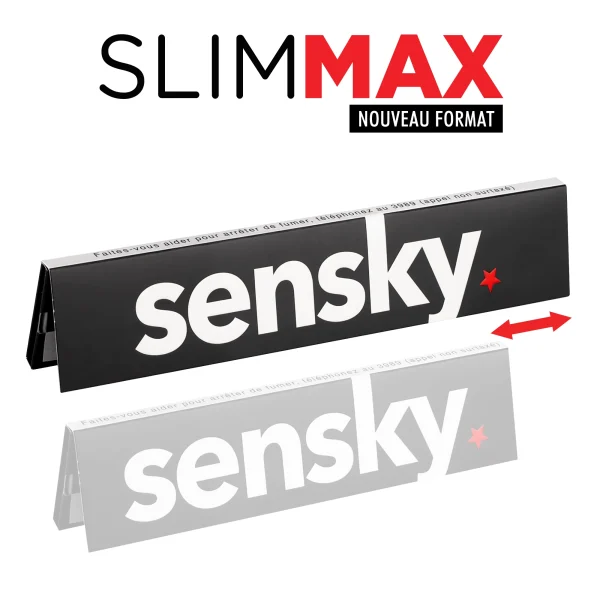 Sensky slim MAX Rolling Papers im Heft