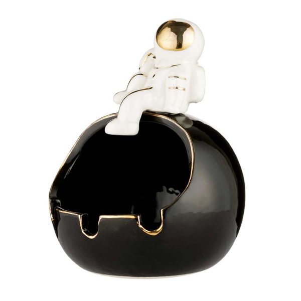 cendrier design astronaut black