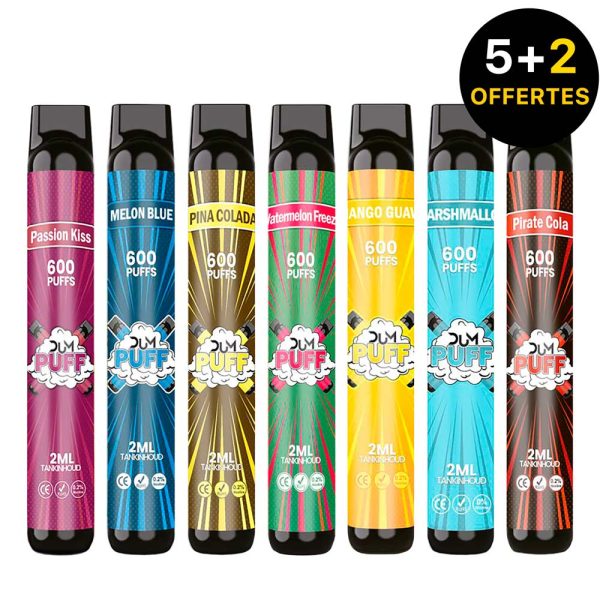 pack chicha jetable dum puff