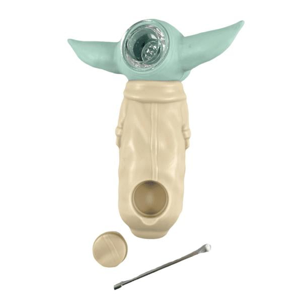 pipe silicone et verre Baby Y.