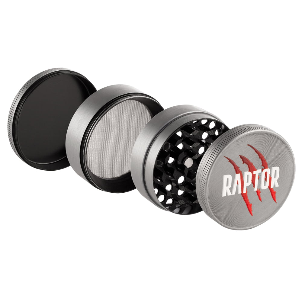 Grinder 5 Parties En Métal Avec Capsule Verre - Moulin à Épices Et Herbes En Aluminium CNC 54mm