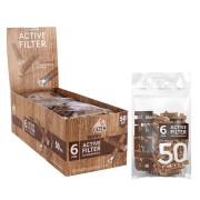 Lot de 10 sachets de filtres Gizeh brown