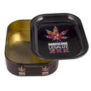 Pack CBD Indoor Selection + Boîte en métal avec plateau pour fumeur  'Legalize