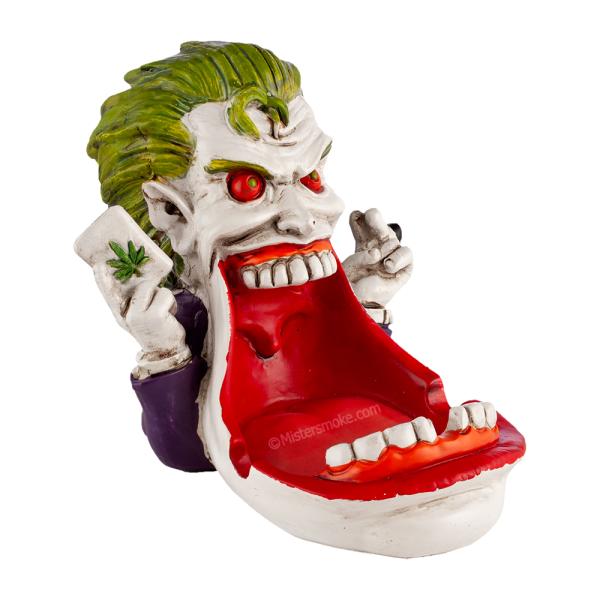 resin ashtray scary clown