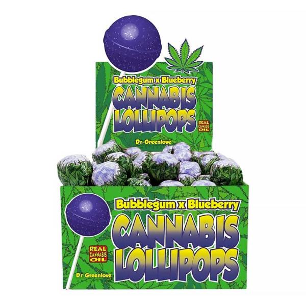 bonbons au CBD blueberry sans THC