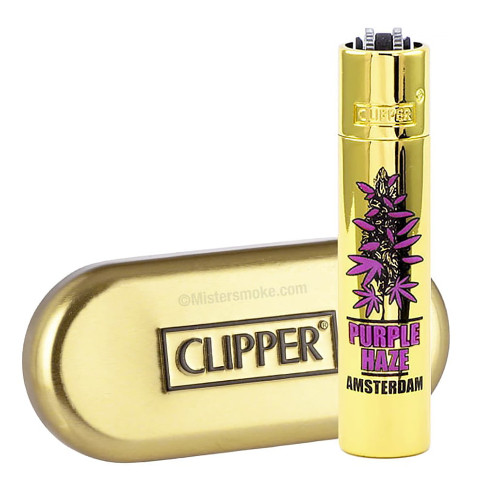 Briquet métal Clipper Purple Haze - Briquets Clipper - Mistersmoke