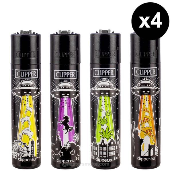 Clipper rechargeable city spaceship x4