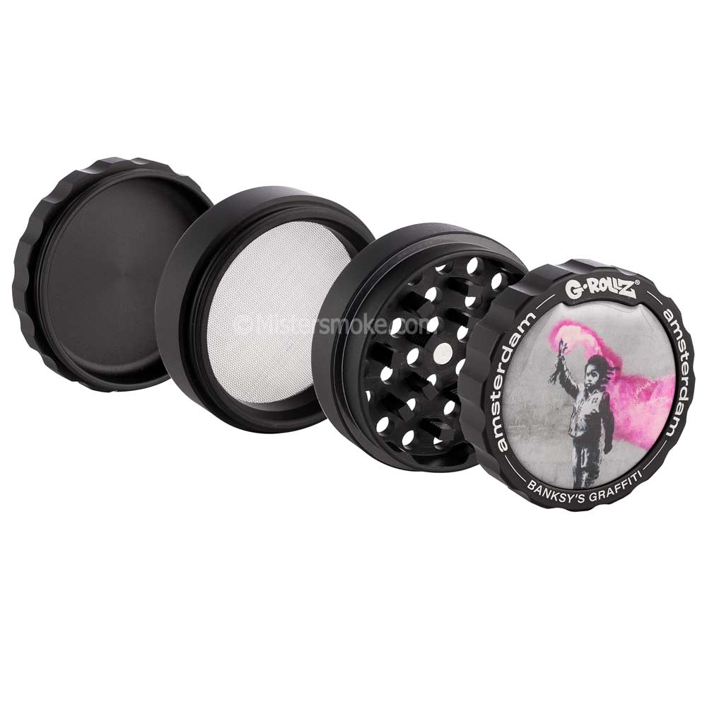 Grinder G-rollz Torch boy 4 parts - 52 mm - Grinders - Mistersmoke