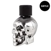 poppers tête de mort silver - amyl - flacon 25 ml
