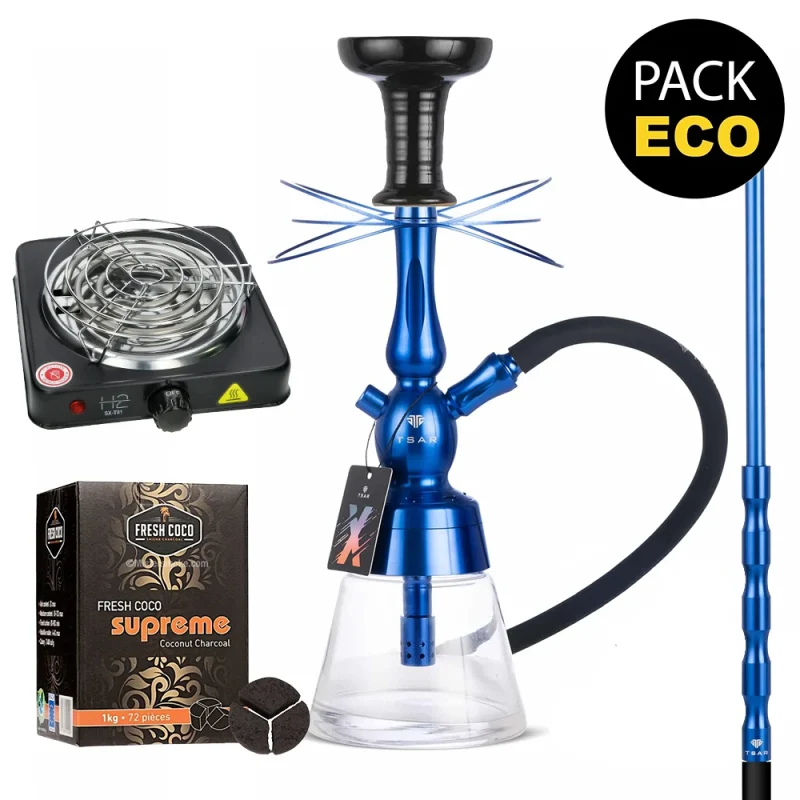 Pack chicha tsar molotov x+ - avec charbon et allume charbon.