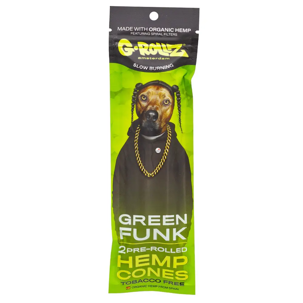 Blunt pré-roulé G-rollz Green funk - Feuilles blunt - Mistersmoke