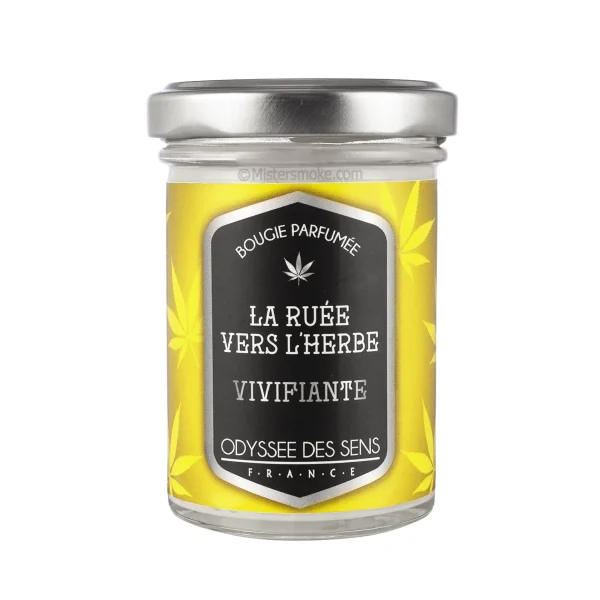 bougie au chanvre parfum citron