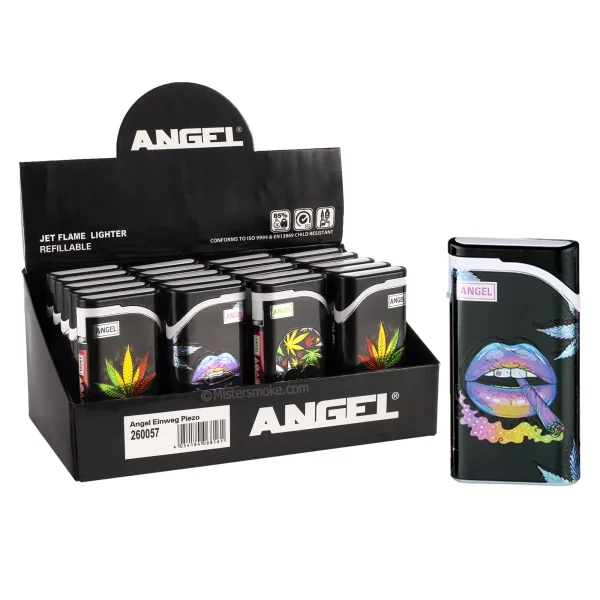 lot de 20 briquets rechargeables angel