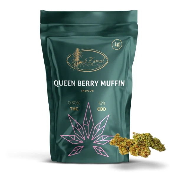 CBD relaxing Queen berry muffin