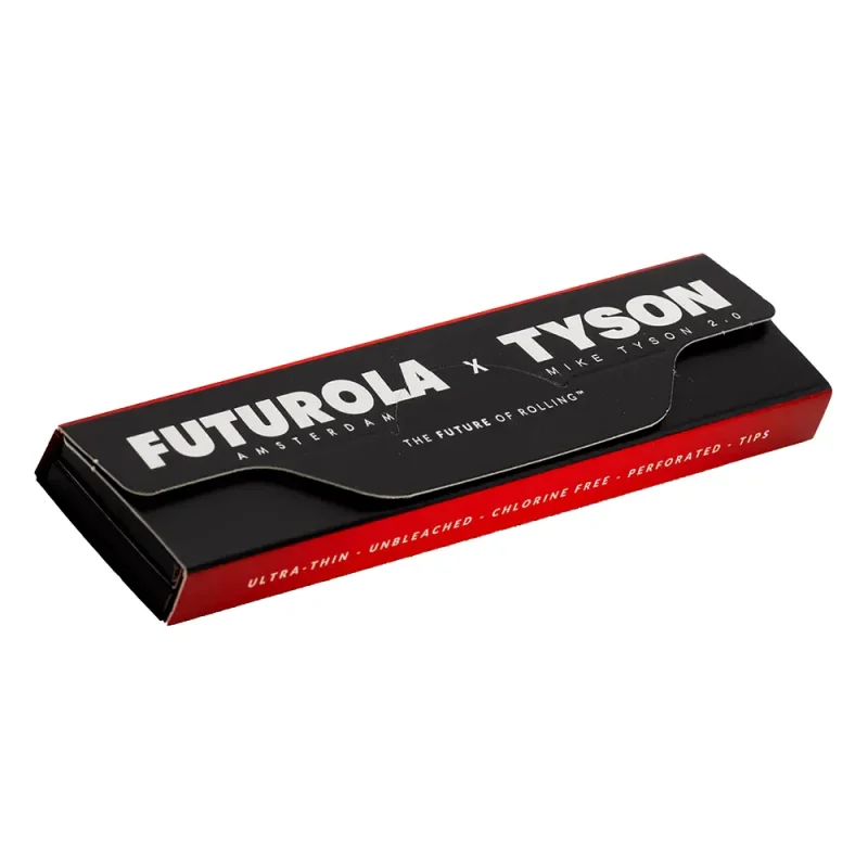 Booklet of brown rolling papers + futurola tips