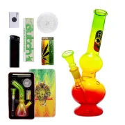 set fumeur complet four twenty rasta bong