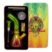 set fumeur complet four twenty rasta bong
