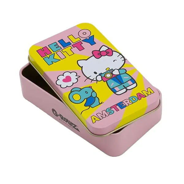 boite fumeur en métal décor hello kitty rose