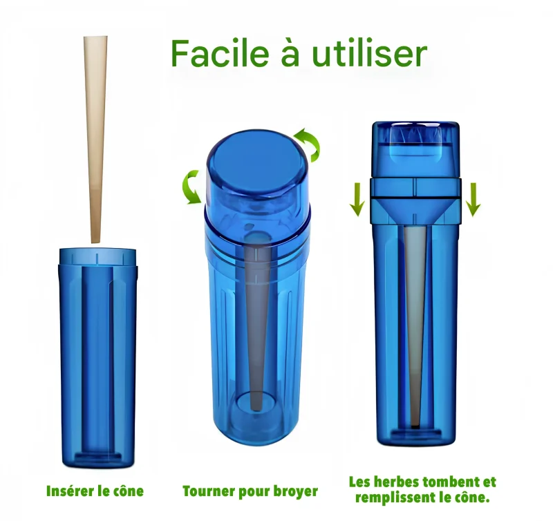 grinder avec remplisseur de cone.