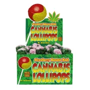 sucettes au CBD strawberry banana kush
