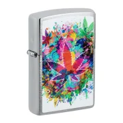 Briquet Zippo Original Colorfull Cannabis