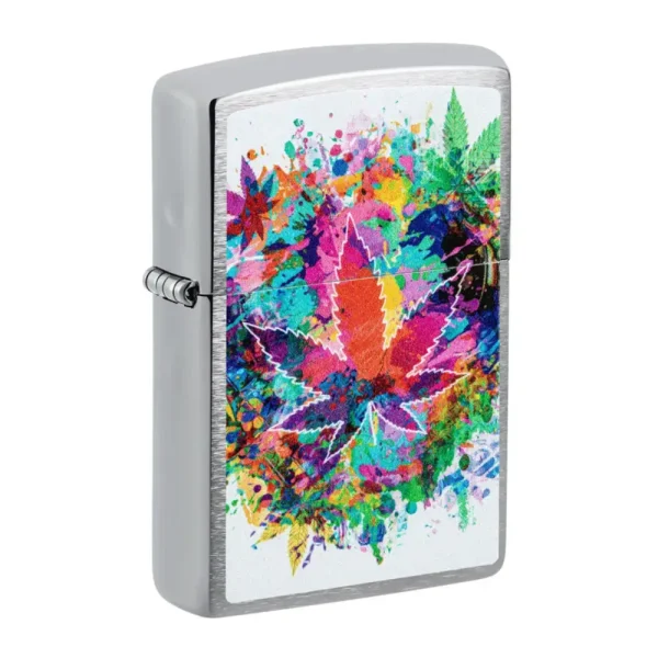 Briquet Zippo Original Colorfull Cannabis