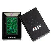 Coffret Zippo green Leaf
