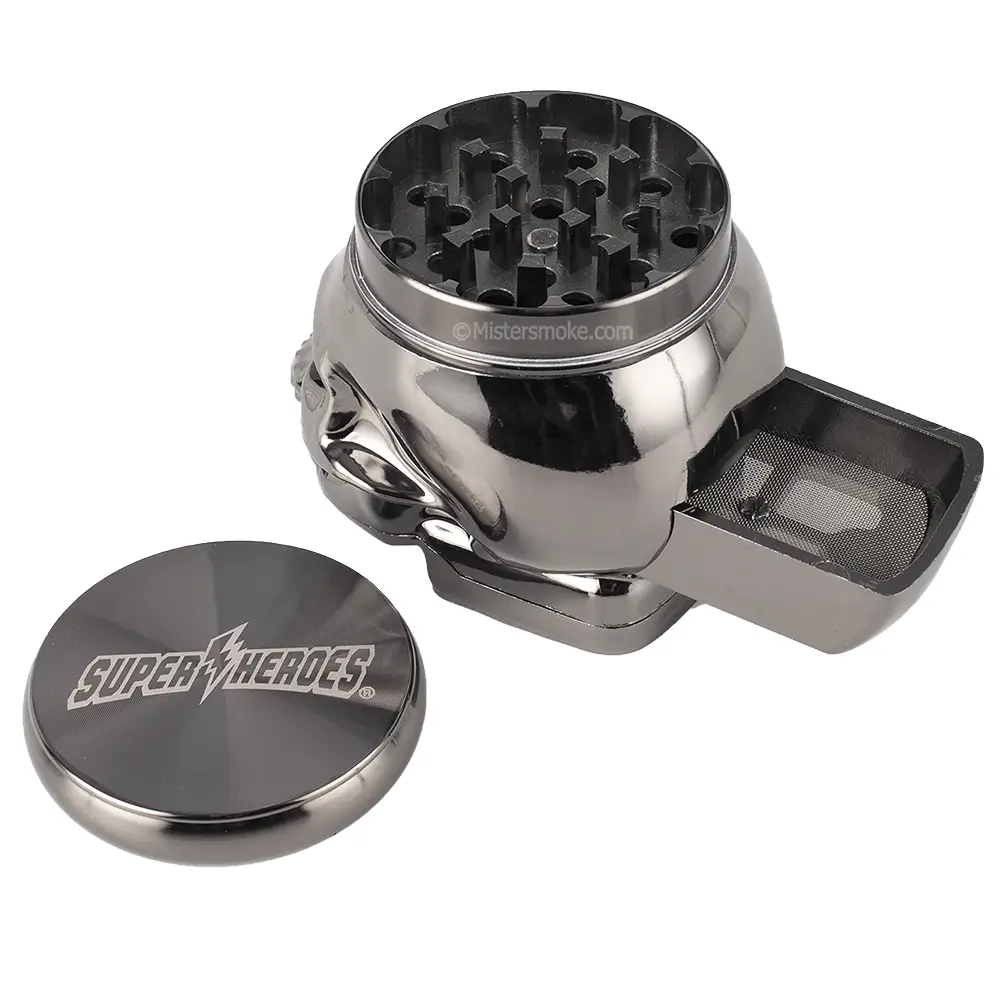 Grinder électrique avec récupérateur de pollen - Mistersmoke