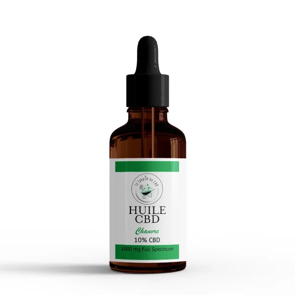CBD oil 10% organically grown and made in France.