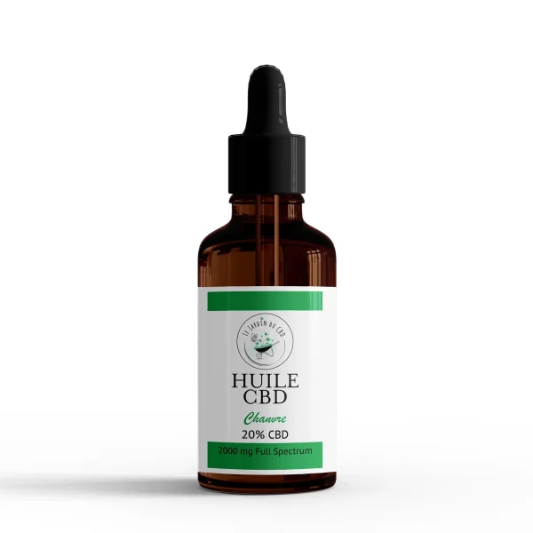 cbd oil 20% made in france and certified organic