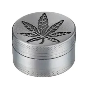 Grinder métal feuille de cannabis avec tamis pour filtrer le pollen