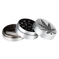 détails du grinder métal tamis cannabis