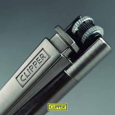 Briquet Clipper ® - édition Métal Flint - Or Mat avec Metallbox :  : Cuisine et Maison