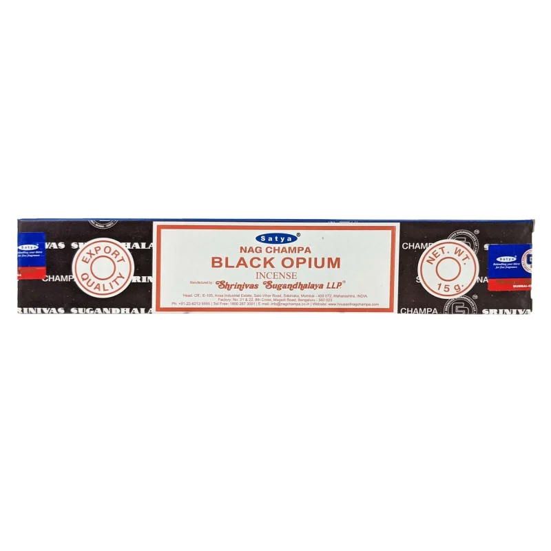 encens satya black opium