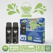 Framboise bleue glacée