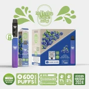 Framboise bleue glacée