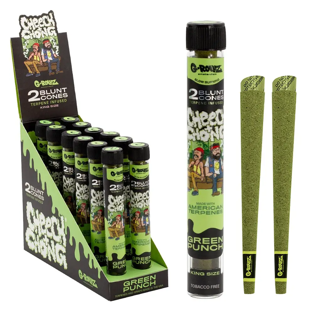 Blunt pré-roulé G-rollz Green funk - Feuilles blunt - Mistersmoke