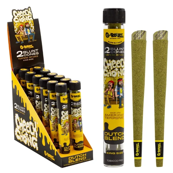 boite de feuilles blunts sans tabac de G-Rollz