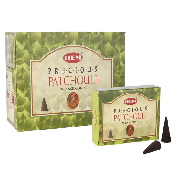 boite d'encens indien naturel HEM patchouli x12