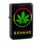 briquet essence design reggae style