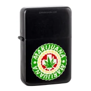 reusable lighter with leaf print