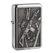 metal lighter gasoline machine gun relief