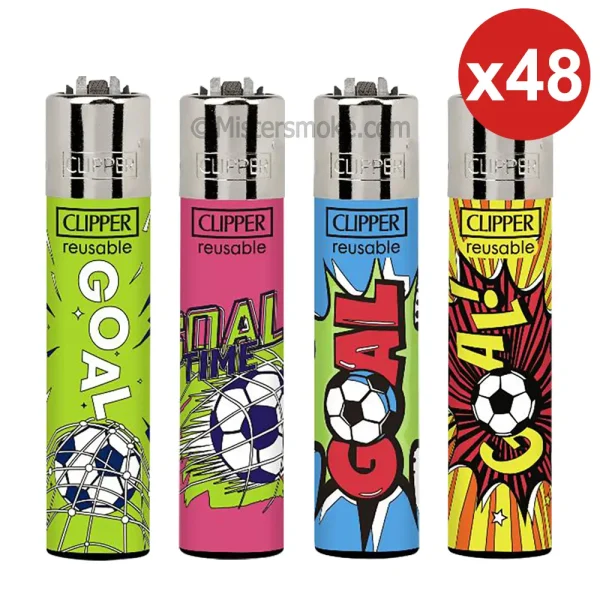 Set von 48 Feuerzeugen Clipper victory goal