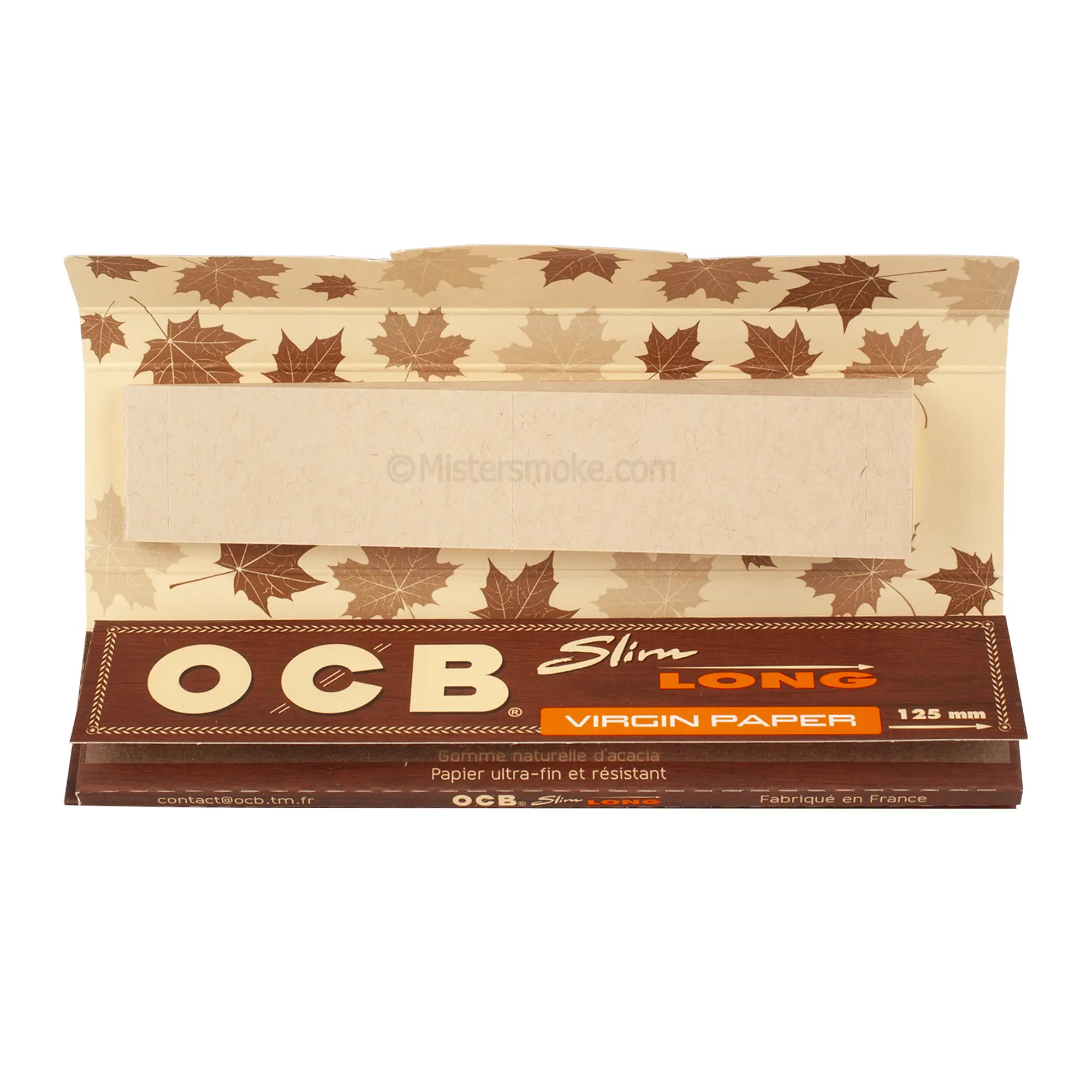 Papier OCB Slim Virgin Marron + Filtres carton