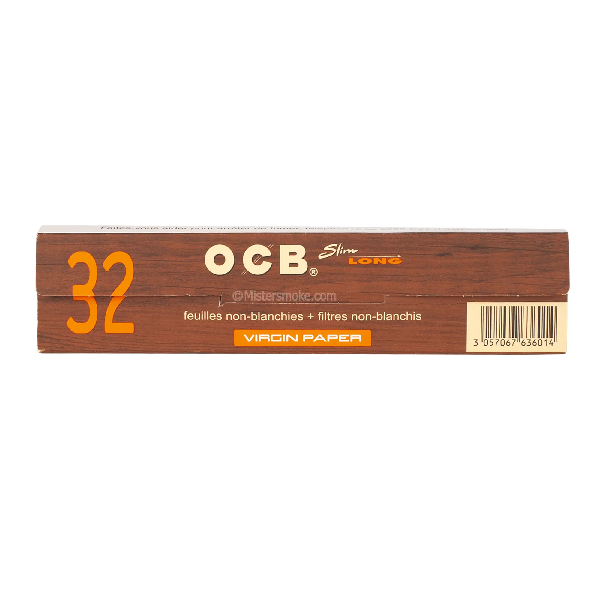 Feuille OCB Slim long Virgin + tips - Feuilles à rouler - Mistersmoke