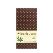 chocolat noir aux graines de chanvre de la marque Mary & Juana