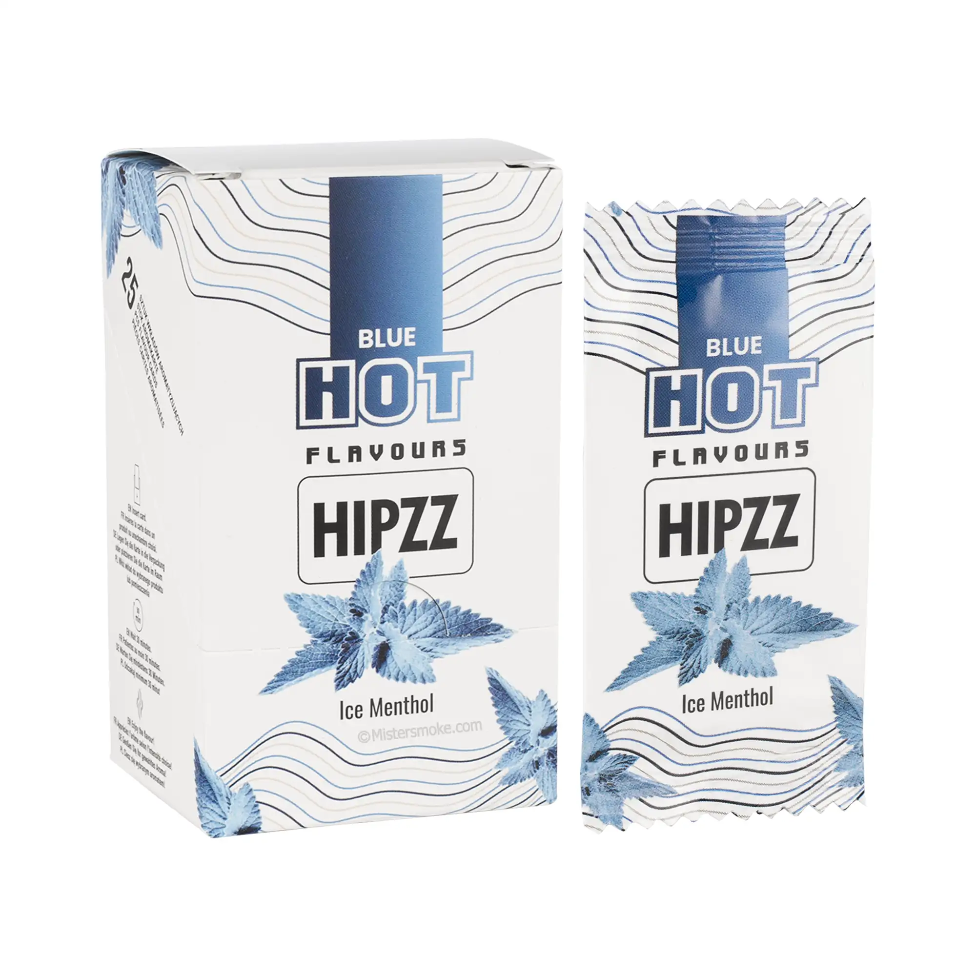 Boite de 25 cartes aromatiques Ice menthol - Hipzz - Mistersmoke