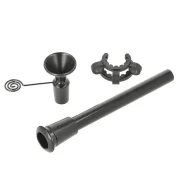 accessoires inclus avec le grand bang en verre super heroes - douille en métal amovible