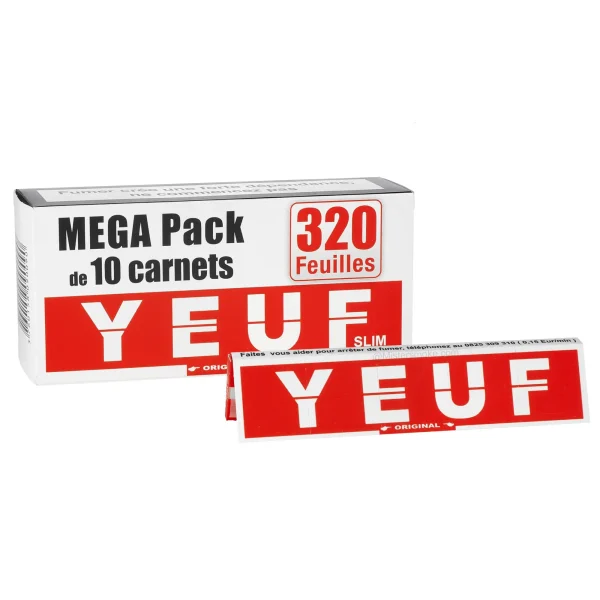 feuille à rouler Yeuf slim mega pack